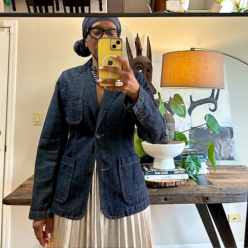 GAP Denim Blazer